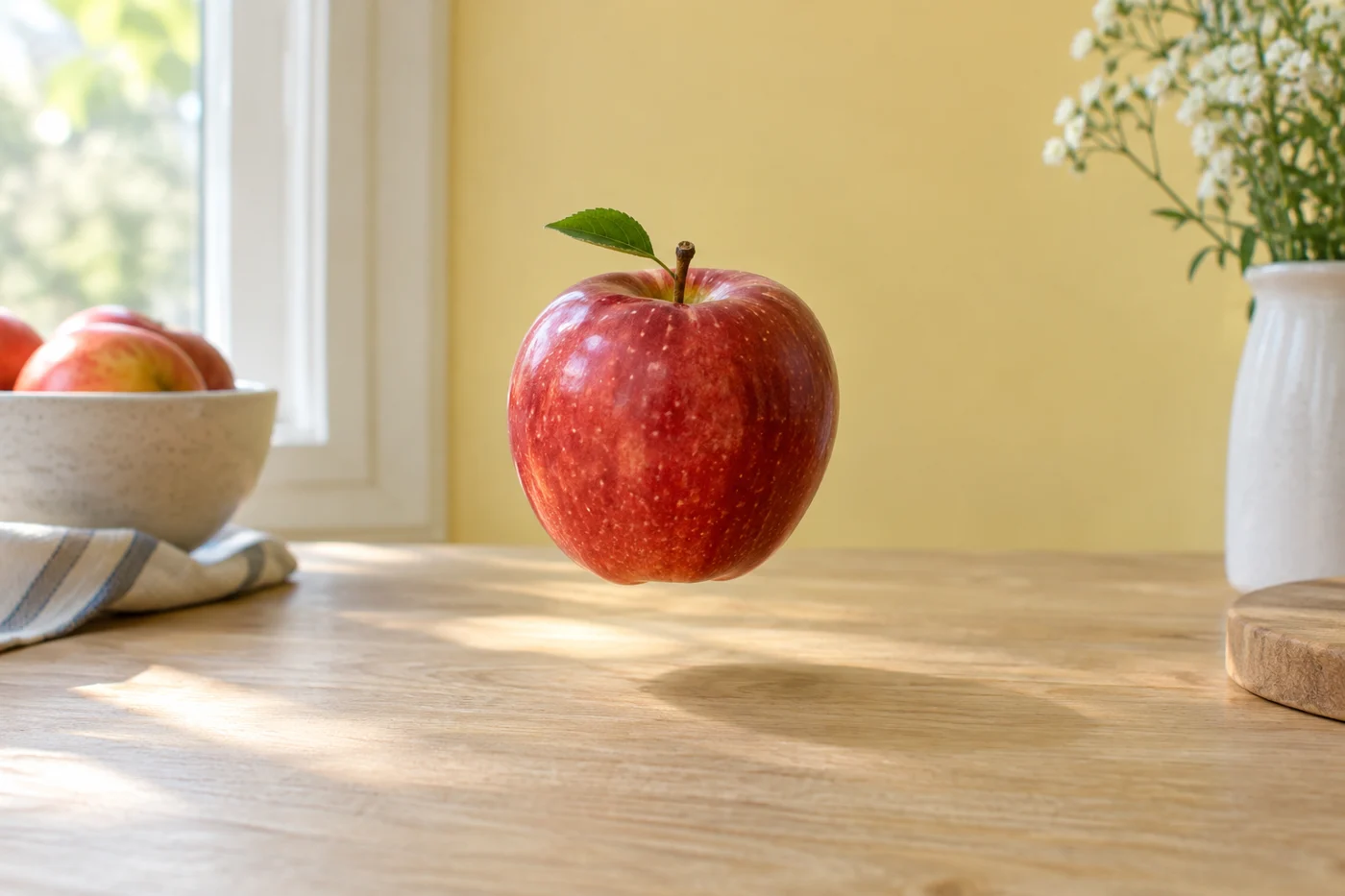 An apple, the Earth and you
