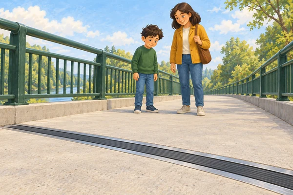 Ein kleiner Zwischenraum für eine große Brücke